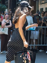 Dua Lipa NYC 2026 Polka Dot Dress front view