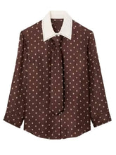Not Suitable For Work Ella Hunt Tie Blouse