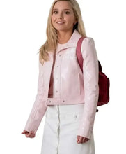 Elle Woods TV Series Lexi Minetree pink leather jacket