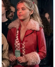 Elle Woods TV Series red shearling leather jacket
