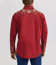 Euphoria S03 Western Embroidered Red Shirt