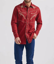 Euphoria S03 Western Embroidered Red Shirt