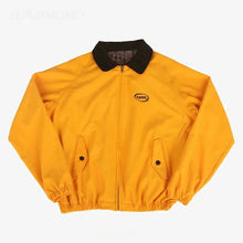 Yellow Printed Streetwear Jacket