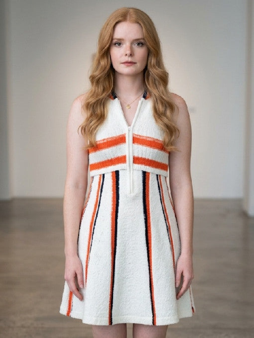 Every Year After 2026 Delilah Mason Crochet Stripe Dress