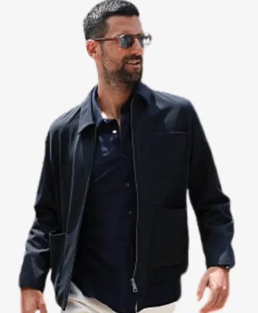 FI-FA World Cup 2026 Novak Djokovic Black Jacket front view
