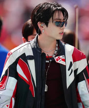 Jungkook FIFA World Cup Halftime Show 2026 Racing Leather Jacket