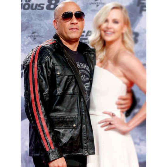 Vin Diesel Fast And Furious Premiere Leather Jacket