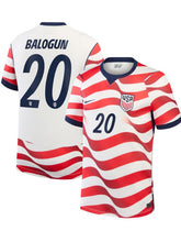 Nike 2026 Folarin Balogun USMNT Home Stadium Replica White Jersey