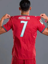 Football World Cup 2026 Cristiano Ronaldo Portugal Red Portraits T-Shirt