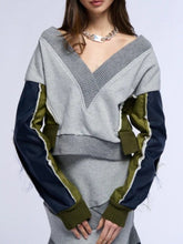 All American HC S03 Geffri Maya V-Neck Sweatshirt