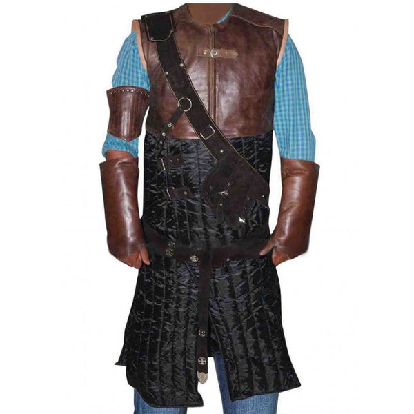 The Witcher 3 Wild Hunt Geralt Bear leather Costume