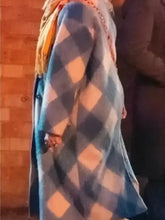 Goodbye June Kate Winslet Check Coat