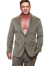 Motor City 2026 Premiere Night Alan Ritchson Green Suit