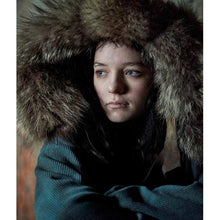 Hanna Corduroy Coat With Fur Hood
