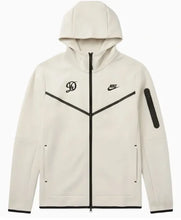 LA Dodgers 2026 Nike Tech Jacket grey fleece front view