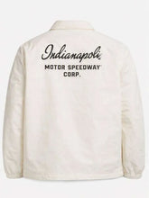 Racing inspired off white coaches jacket