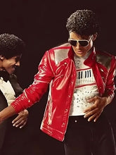 Michael 2026 Jaafar Jackson Red Leather Jacket