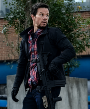 Mark Wahlberg Mile 22 James Silva Black Cotton Jacket
