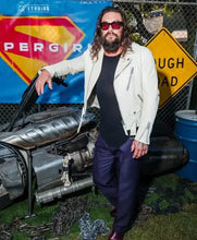 Jason Momoa DC Event LA Supergirl Biker Leather Jacket