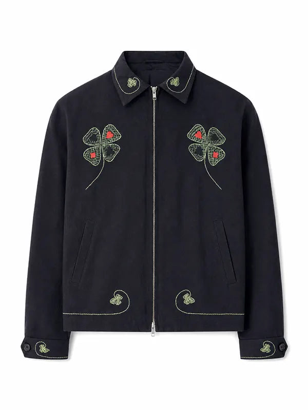 Jay-Z Lucky Draw Black Embroidered jacket