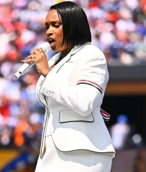 Jennifer Hudson FIFA 2026 white blazer outfit