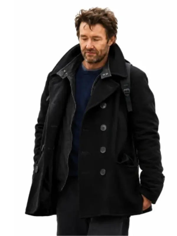 Dark Matter S02 Joel Edgerton winter wool coat