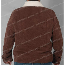 Kevin Costner Yellowstone John Dutton Brown Corduroy Jacket