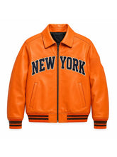 Josh Hart Knicks Leather Varsity Jacket