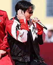 Jungkook FIFA World Cup Halftime Show 2026 Racing Leather Jacket