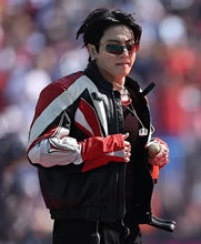 Jungkook FIFA World Cup Halftime Show 2026 Racing Leather Jacket