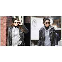 Kendall Jenner New Stylish Black Leather Jacket