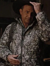 Yellowstone S05 John Dutton Snake Print Jacket