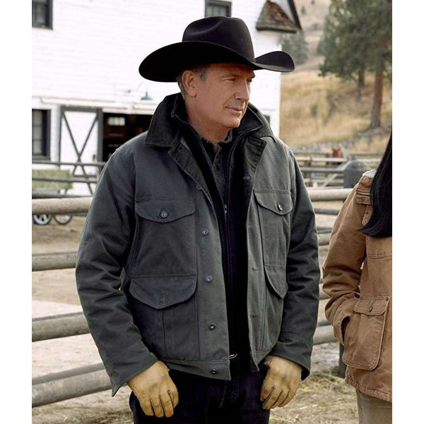 Kevin-Costner-Yellowstone-S02-Green-Jacket