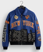 Kith New York Knicks 2026 Champions Leather Jacket