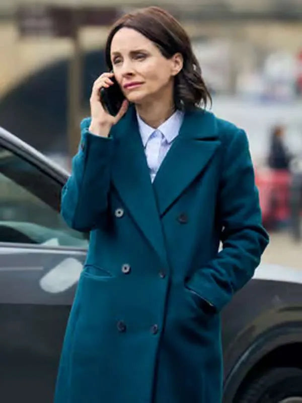 Patience TV series inspired blue wool coat