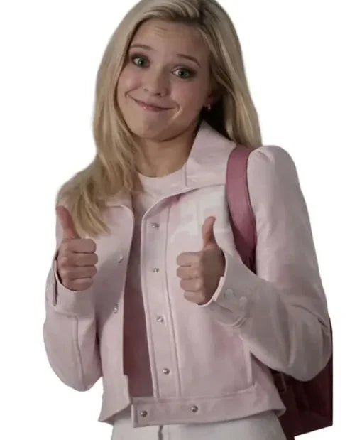 Lexi Minetree Elle Cropped Light Pink Jacket