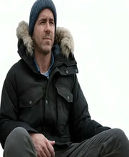 Ryan Reynolds Mayday 2026 fur hooded parka jacket