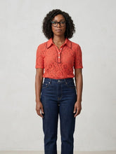 Little Brother Ego Nwodim Red Floral Lace Top