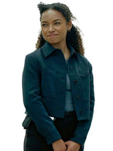I Will Find You Logan Browning Blue Jacket