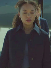I Will Find You Logan Browning Blue Jacket