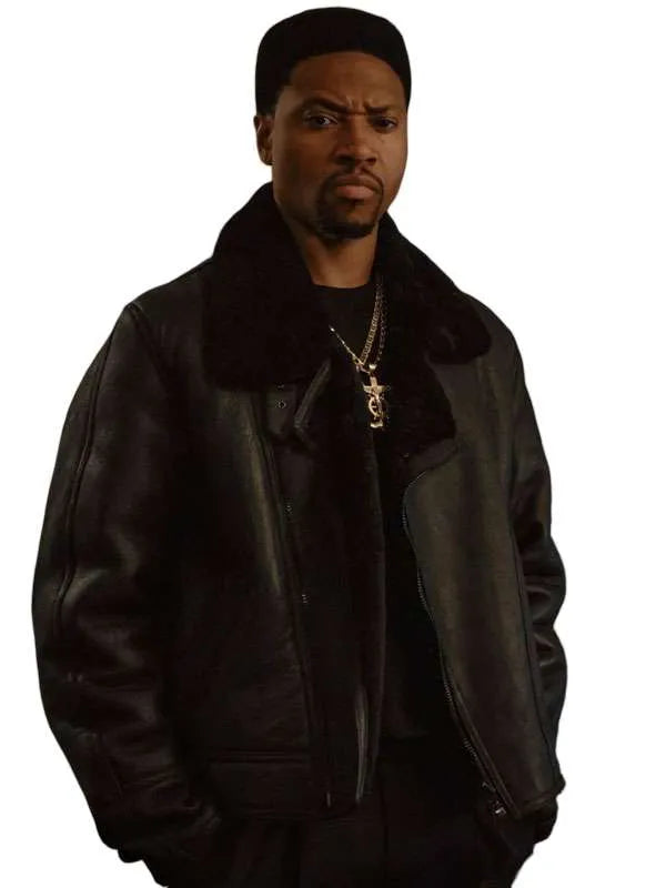 London Brown leather jacket inspired by Marvin