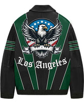 American Eagle Leather Bomber Jacket