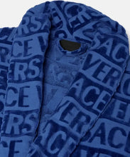 Elegant Vozien blue bathrobe for home and spa use