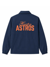 Houston Astros lightweight blue polyester jacket