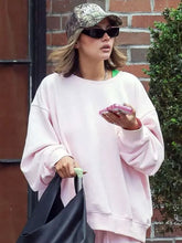 Madelyn Cline NYC 2026 Pink Sweatshirt