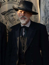 1883 Marshal Jim Courtright black wool coat