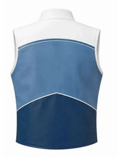 Blue and white Sue Storm cosplay vest