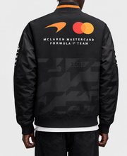 Black McLaren Racing 1000th Grand Prix Bomber Jacket
