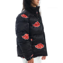 Men’s Akatsuki Naruto Black Puffer Jacket