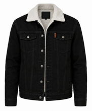 Yellowstone inspired corduroy trucker jacket with shearling lining